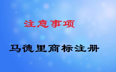 馬德里注冊注意事項